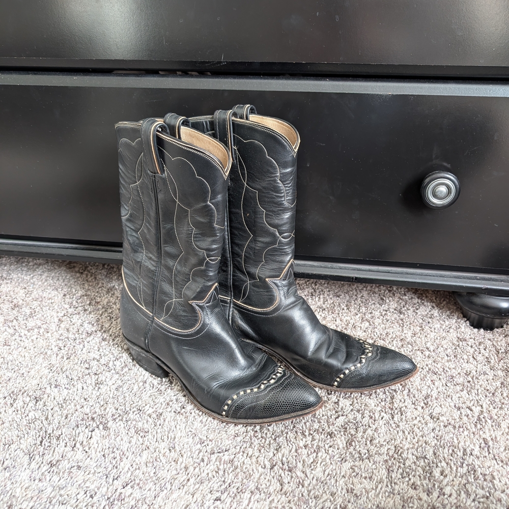 Black Western Cowboy Boots